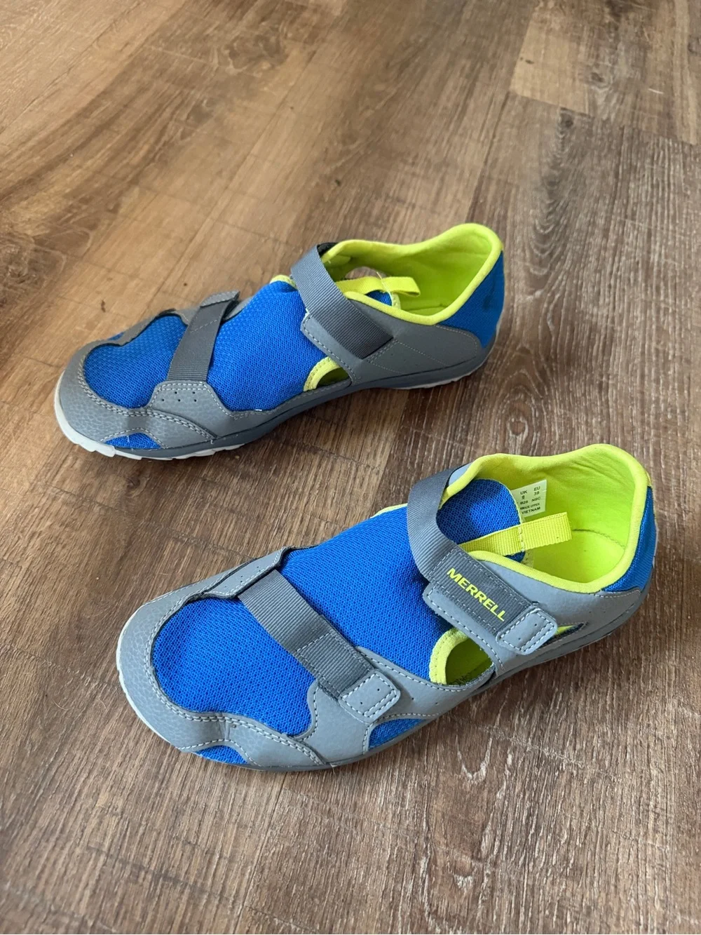 Merrell Kids' Hydro Quest Blue & Gray Water Sandals size 7